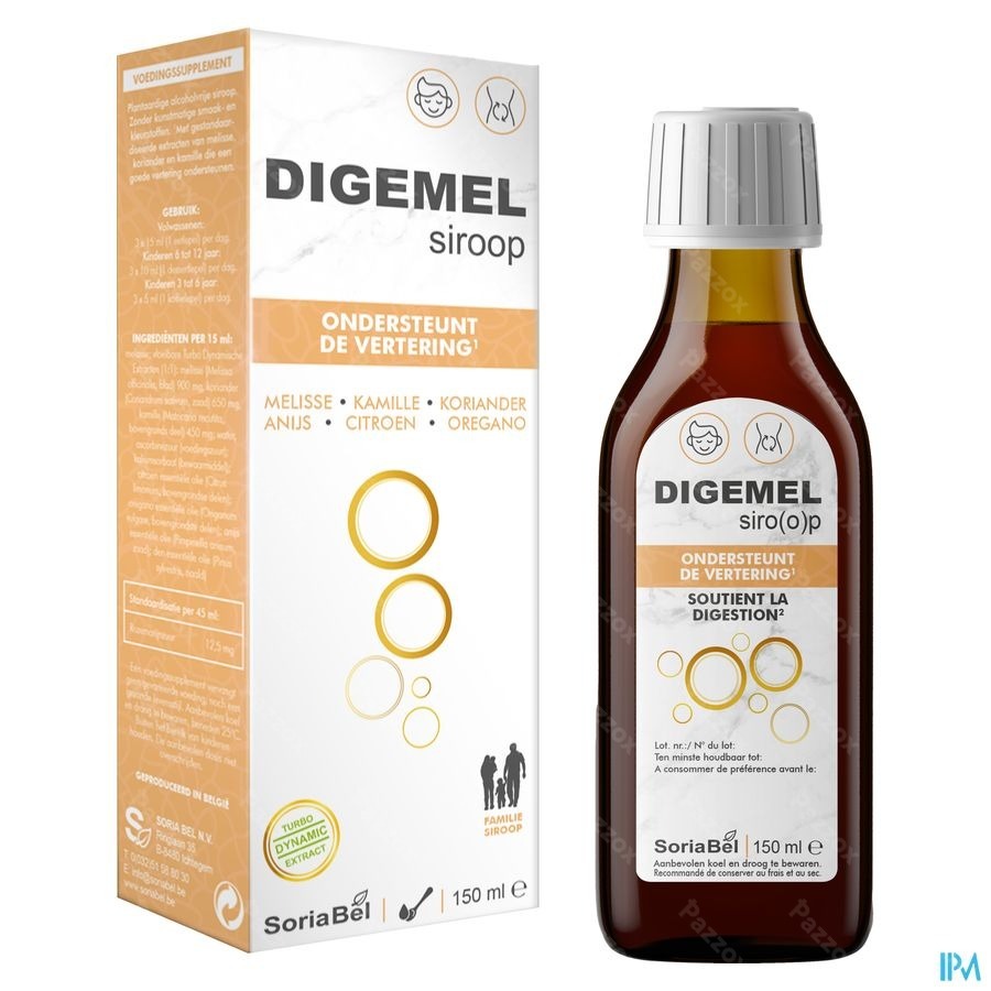 SoriaBel Digemel Zachte Vertering Siroop 150ml 