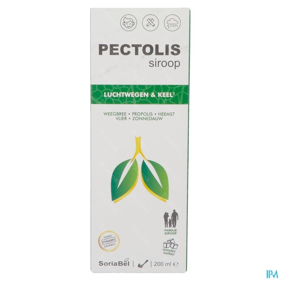 Soria Pectolis Zonder Suiker Siroop 200ml