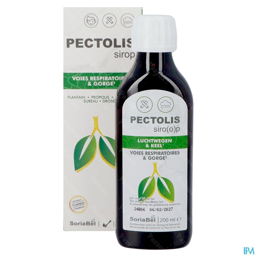 Soria Pectolis Zonder Suiker Siroop 200ml