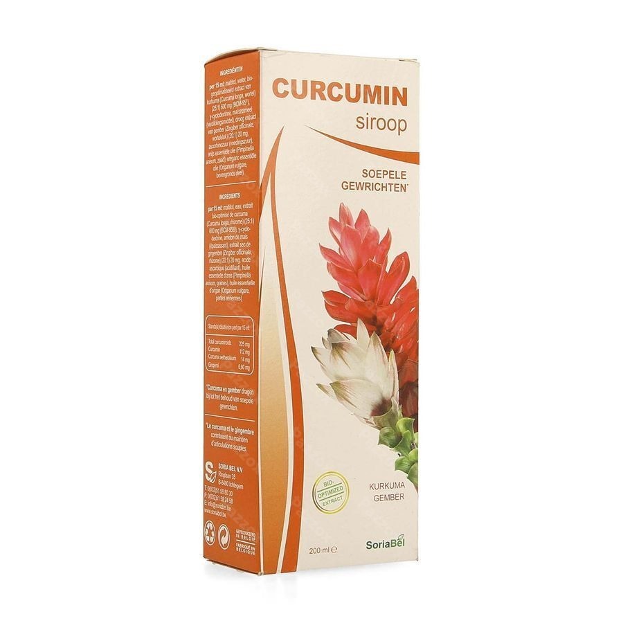 Soria Curcumin Siroop 200ml Nf Verv.3415684