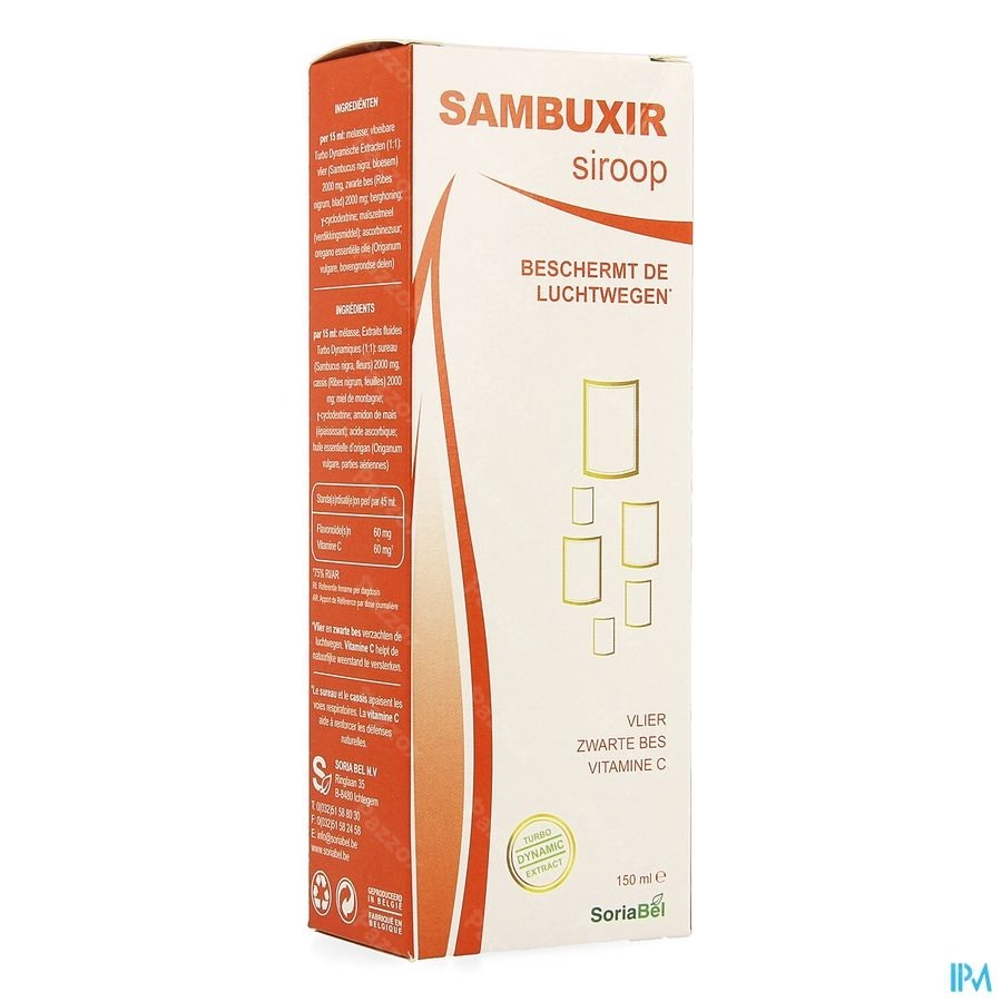 Soria Sambuxir Siroop 150ml
