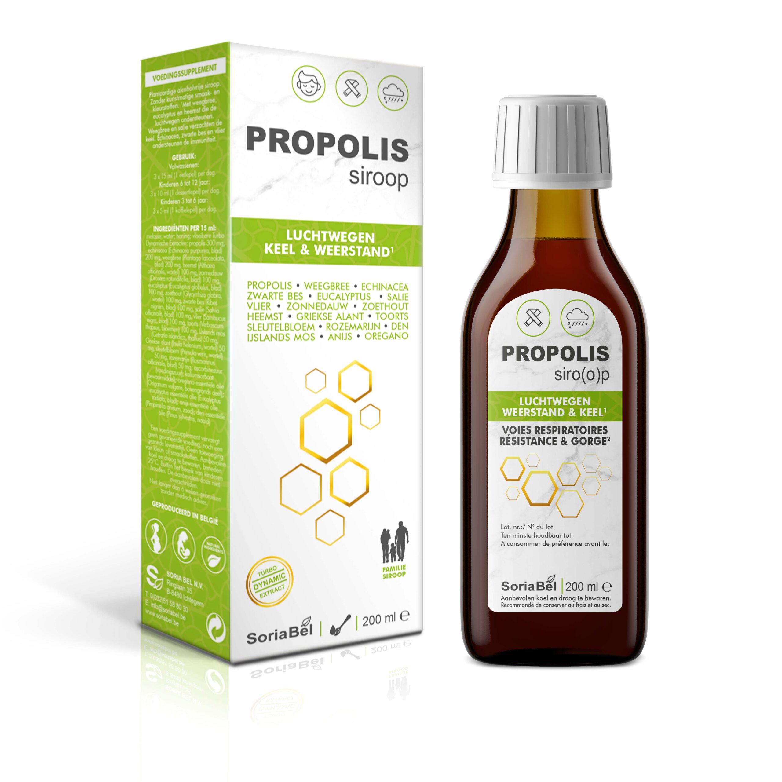 Soria Propolis Slijmhoest Siroop 200ml afbeelding 1
