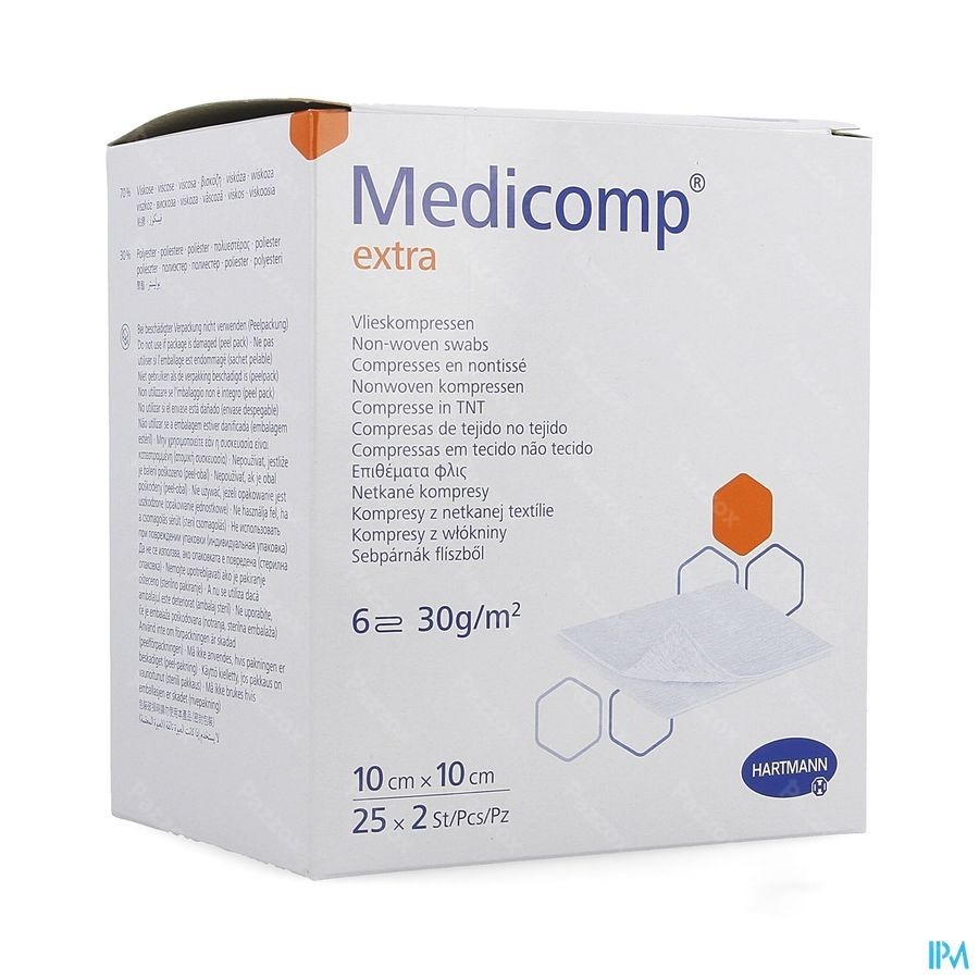 Medicomp Kp Ster Extra 6l 10x10cm 30g 25x2