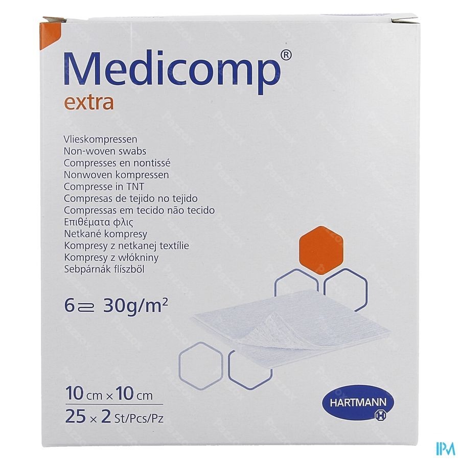 Medicomp Kp Ster Extra 6l 10x10cm 30g 25x2