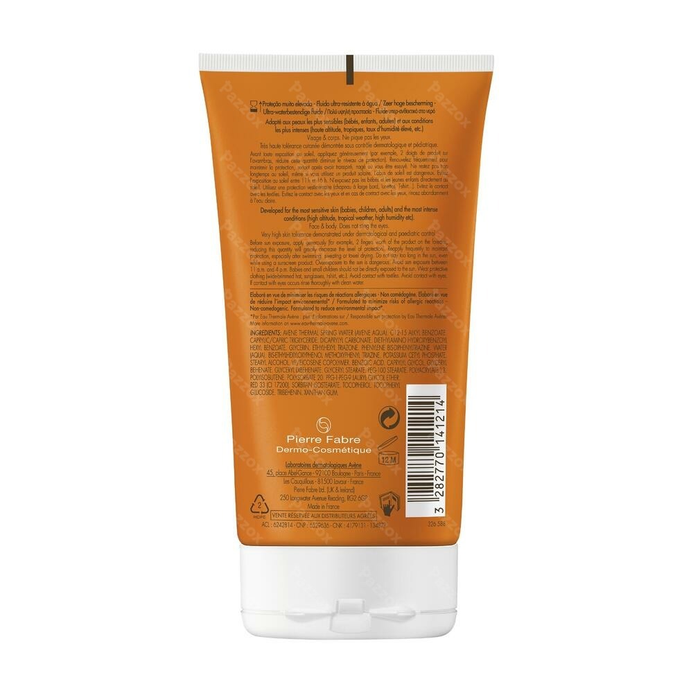 Avène Soleil Intense Protect SPF50+ Fluide 150ml