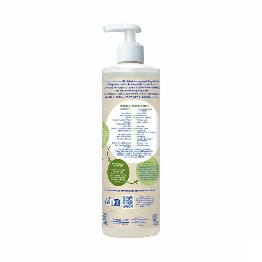 Mustela Fam Bio Wasgel 400ml