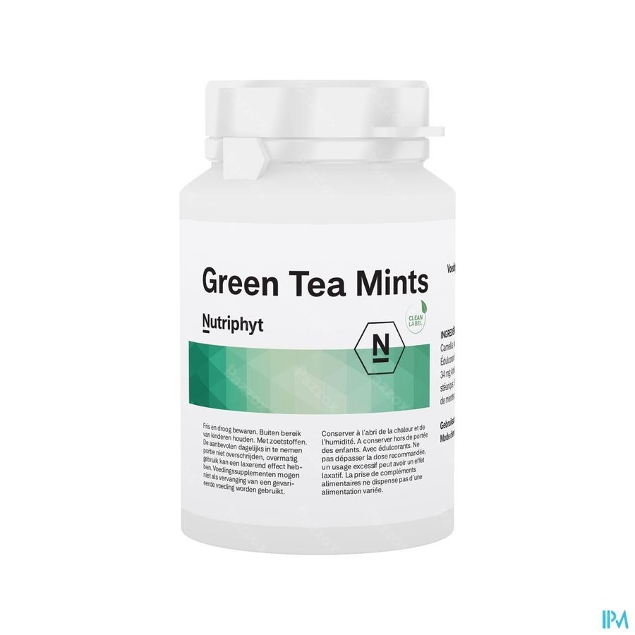 Nutriphyt Green Tea Mint 120 Tabletten