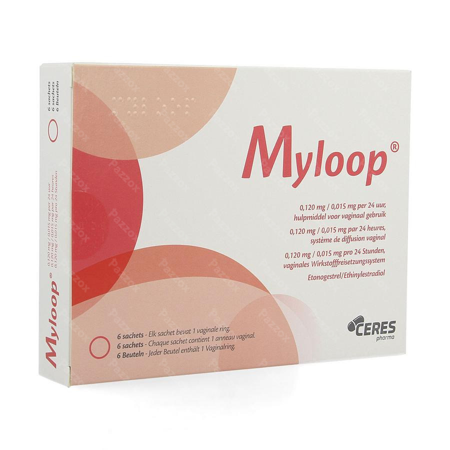Myloop 0,120mg/0,015mg/24h Hulpmiddel Vag.gebr. 6