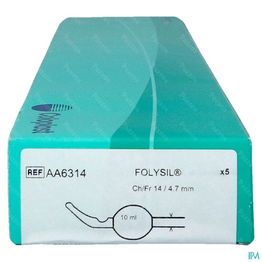 Folysil 2-weg Tie Sil Cath 15ml 40cm Ch14 5