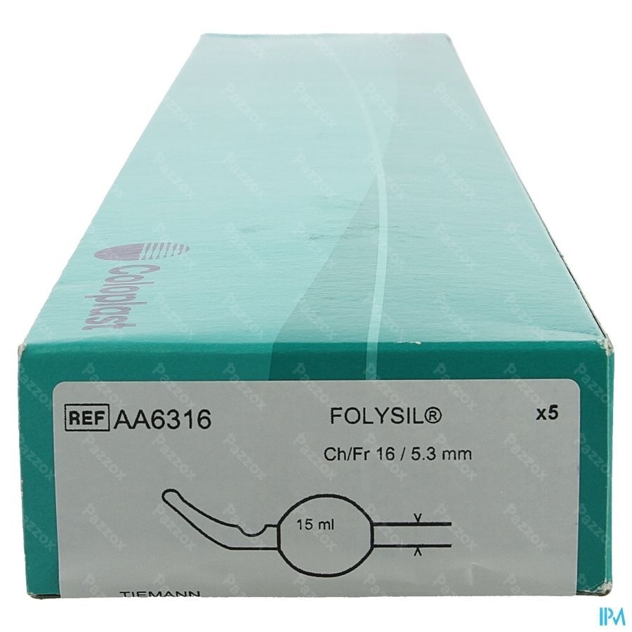 Folysil 2-weg Tie Sil Cath 15ml 40cm Ch16 5