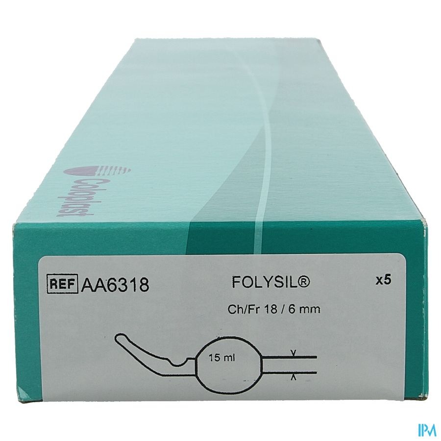 Folysil 2-weg Tie Sil Cath 15ml 40cm Ch18 5