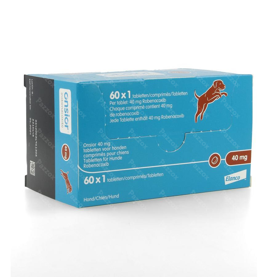 Onsior 40mg Hond 20,0kg - <40kg Comp 60