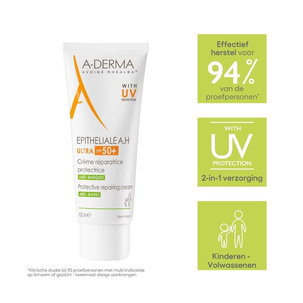 A-Derma Epitheliale Ultra Herstellende Crème SPF50+ 100ml