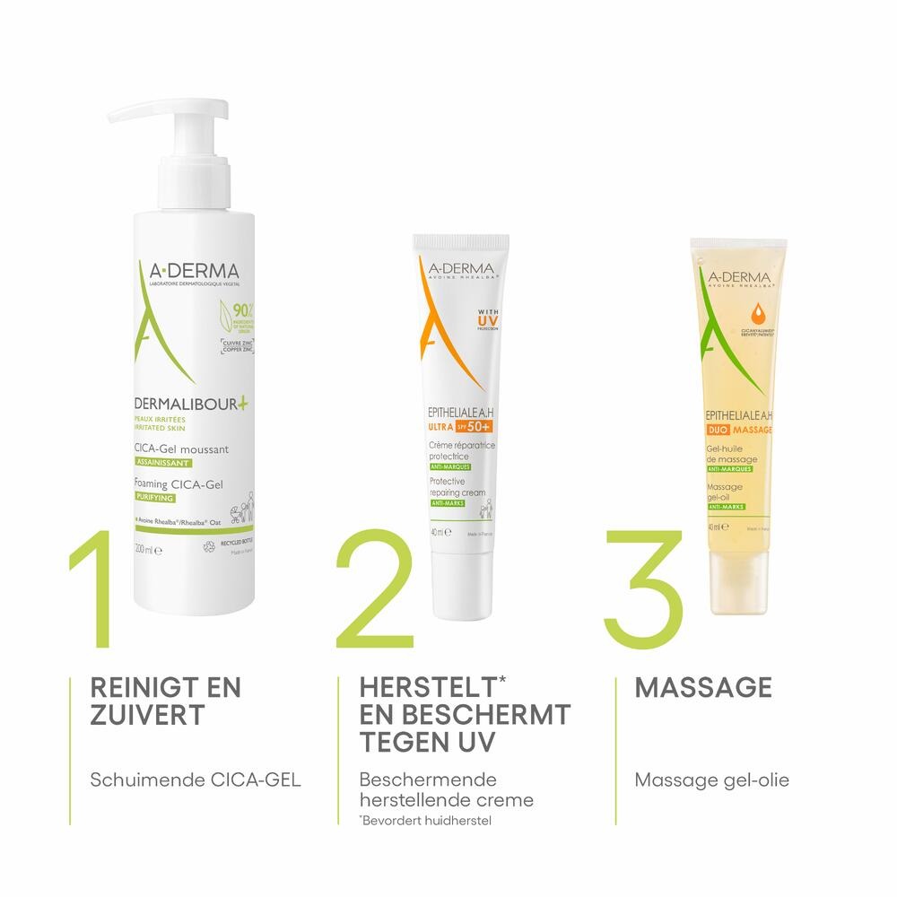 A-Derma Epitheliale Ultra Herstellende Crème SPF50+ 100ml