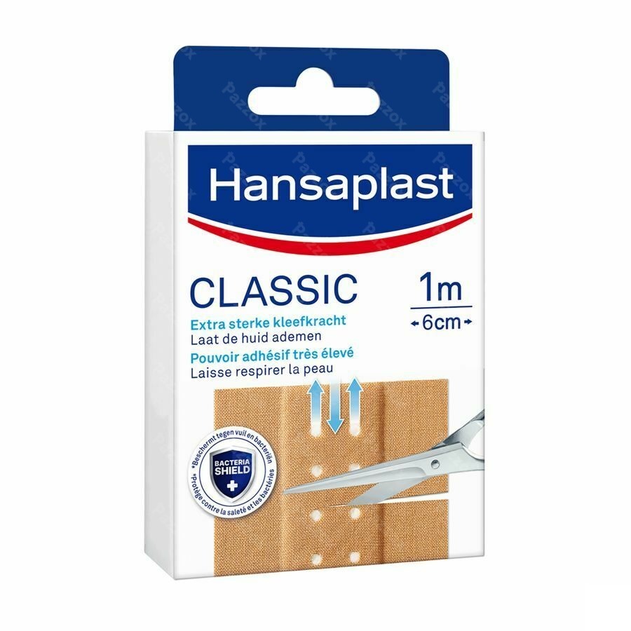 Hansaplast Klassiek 1mx6cm