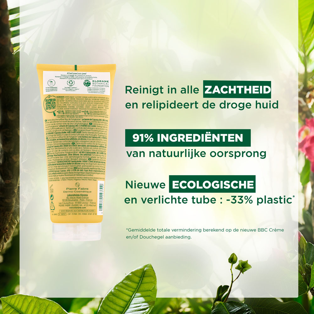 Klorane Lichaam Douchecr Plumeria 200ml Nf