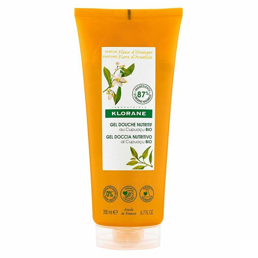 Klorane Lichaam Douchegel Oranjebloesem 200ml Nf