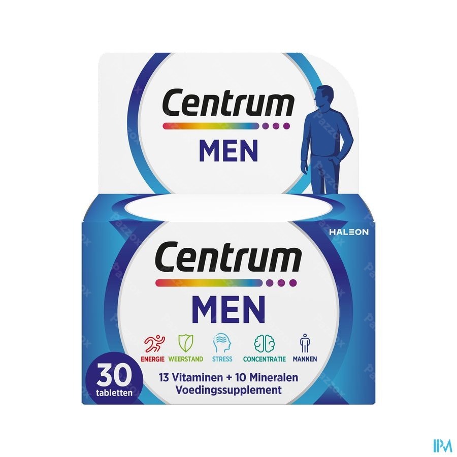 Centrum Men Multivoedingssupplement Mannen 30 Tabletten