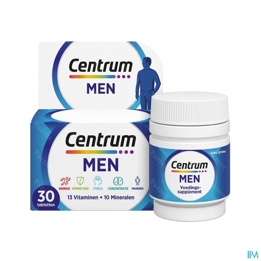 Centrum Men Multivoedingssupplement Mannen 30 Tabletten