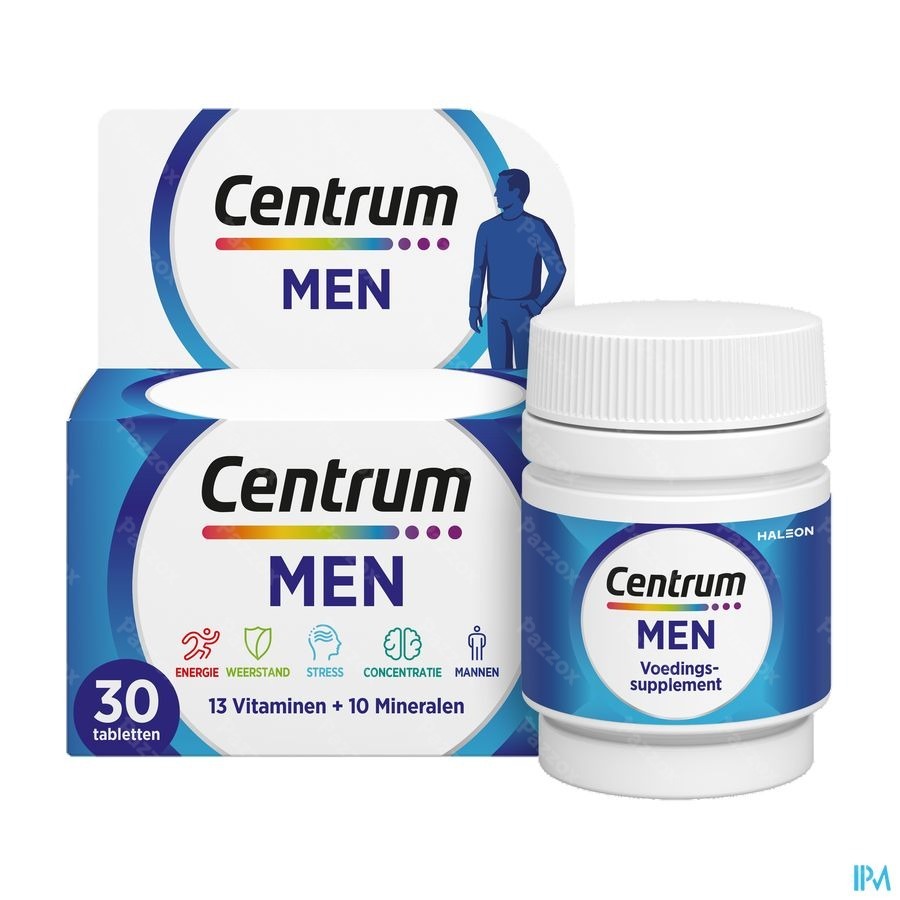 Centrum Men Multivoedingssupplement Mannen 30 Tabletten