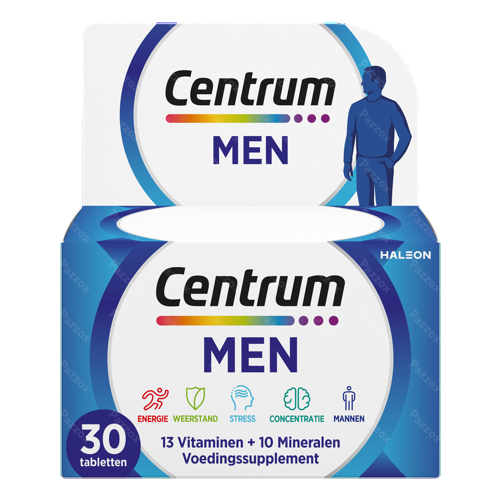 Centrum Men Multivoedingssupplement Mannen 30 Tabletten