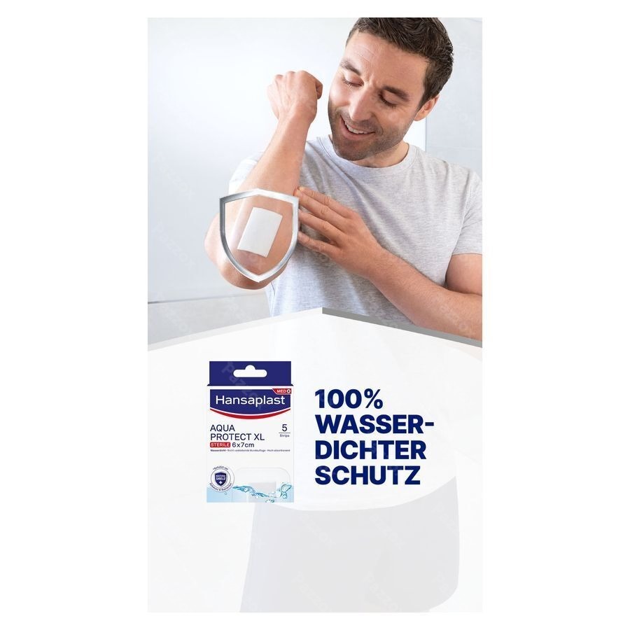Hansaplast Aqua Protect Strips Steriel Xl 5