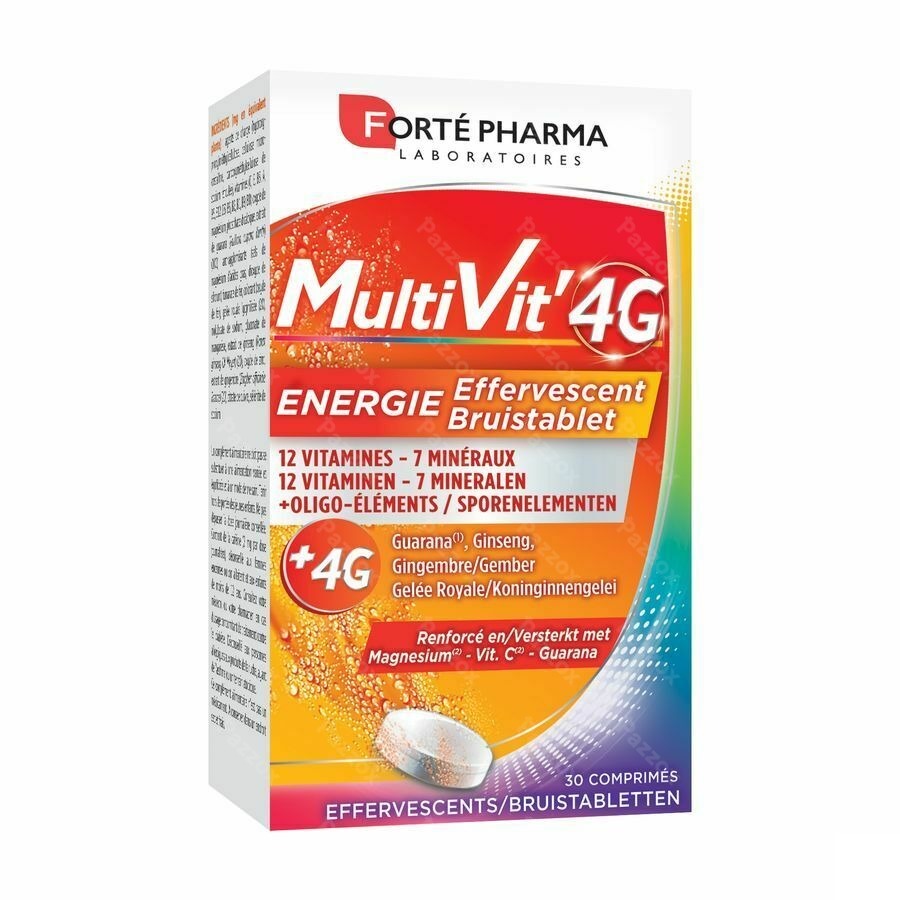 Forté Pharma MultiVit 4G Energie 30 Bruistabletten