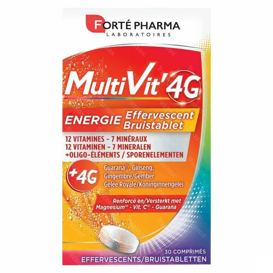 Forté Pharma MultiVit 4G Energie 30 Bruistabletten