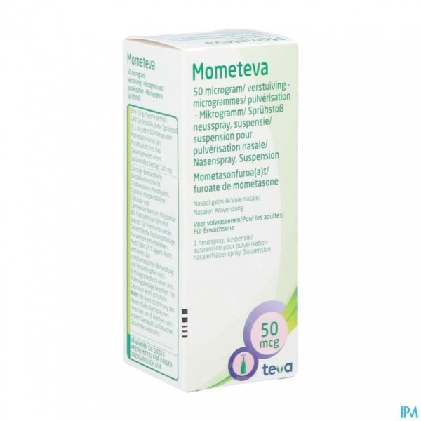 Mometeva Neusspray 50mcg Allergische Rhinitis 140 Verstuivingen