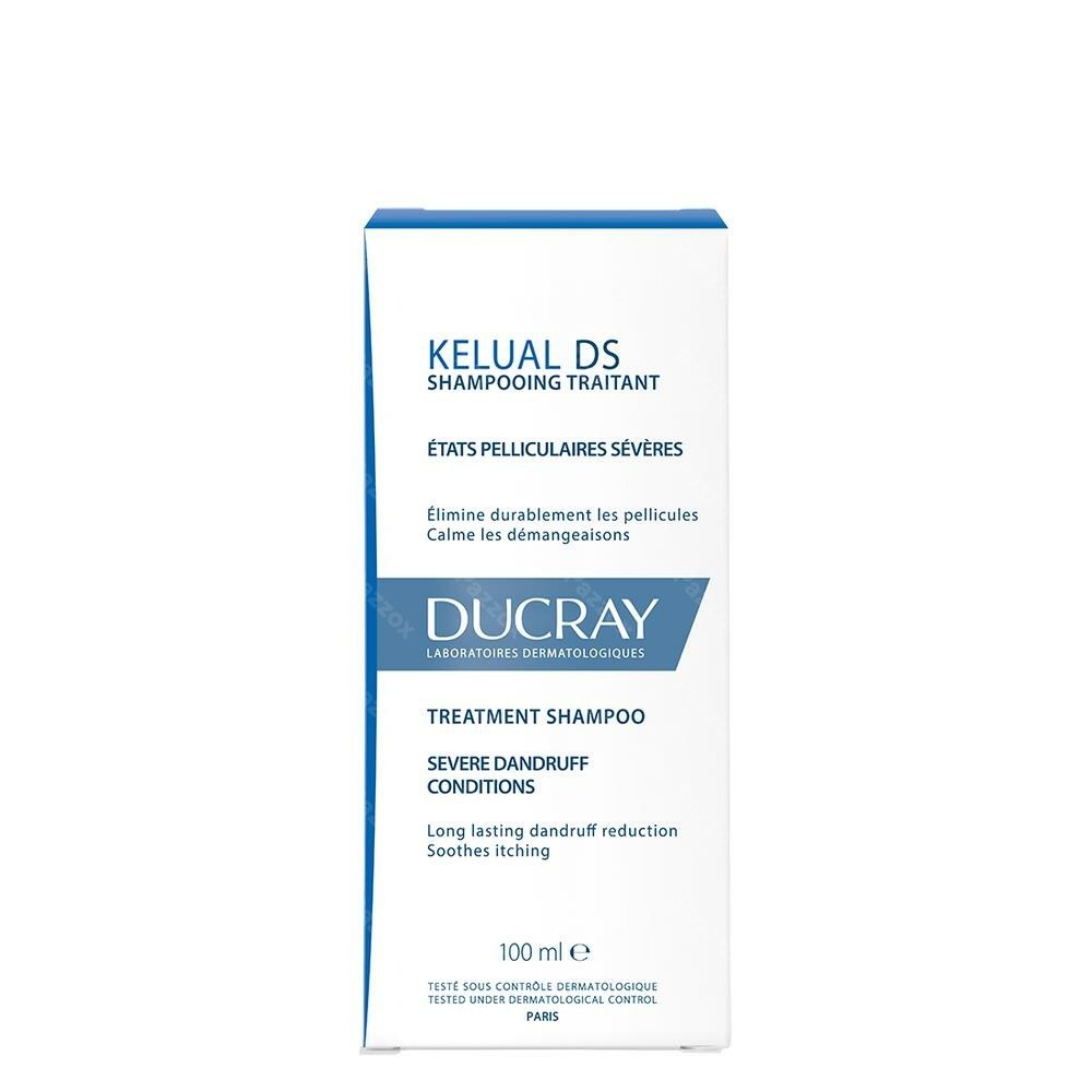Ducray Kelual DS Hardnekkige Schilfers Shampoo Anti Roos 100ml
