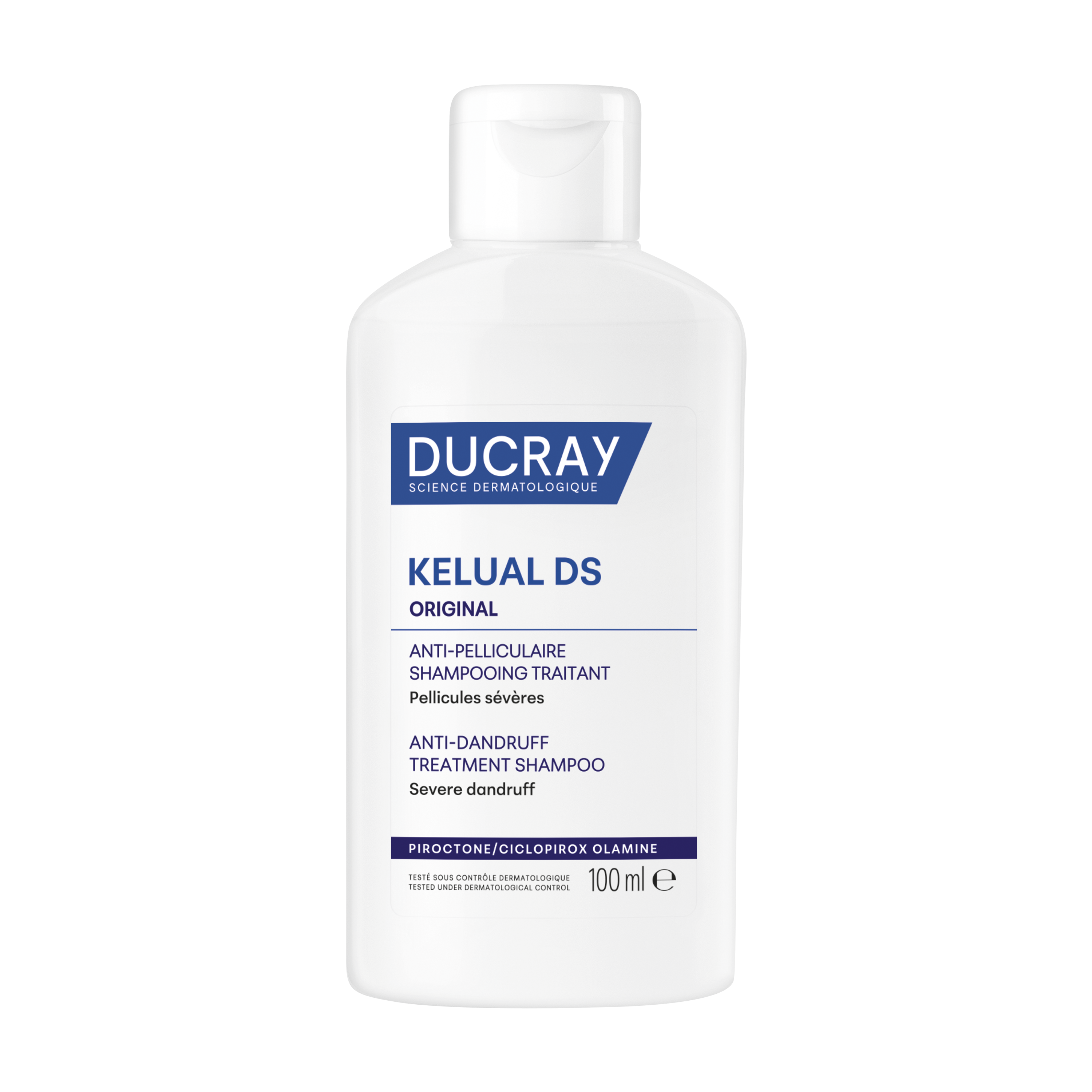 Ducray Kelual DS Verzorgende Shampoo Hardnekkige Roos & Jeuk 100ml afbeelding
