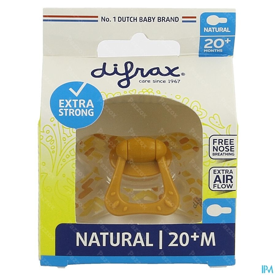 Difrax Fopspeen Natural 20m+ Assorti