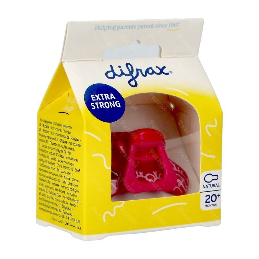 Difrax Fopspeen Natural 20m+ Assorti