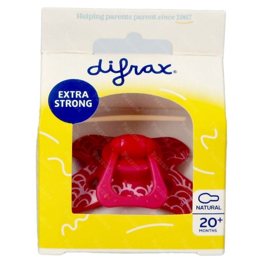 Difrax Fopspeen Natural 20m+ Assorti