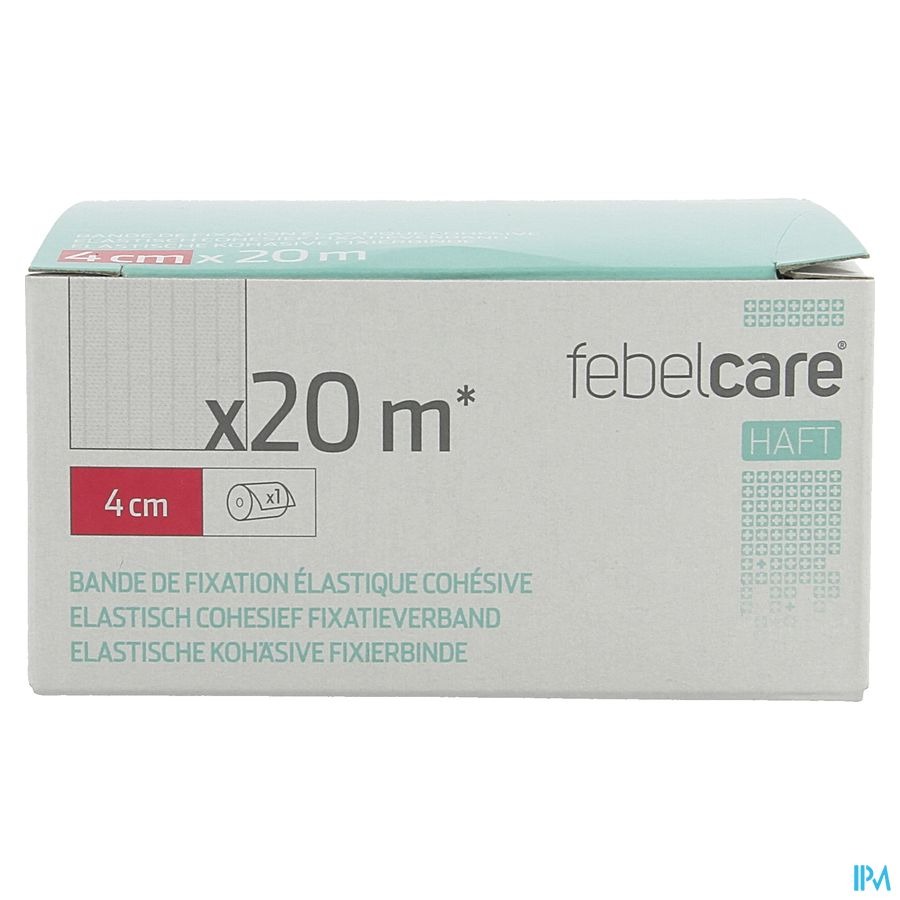 Febelcare Haft Elas. Cohesief Fixatieverb. 4cmx20m