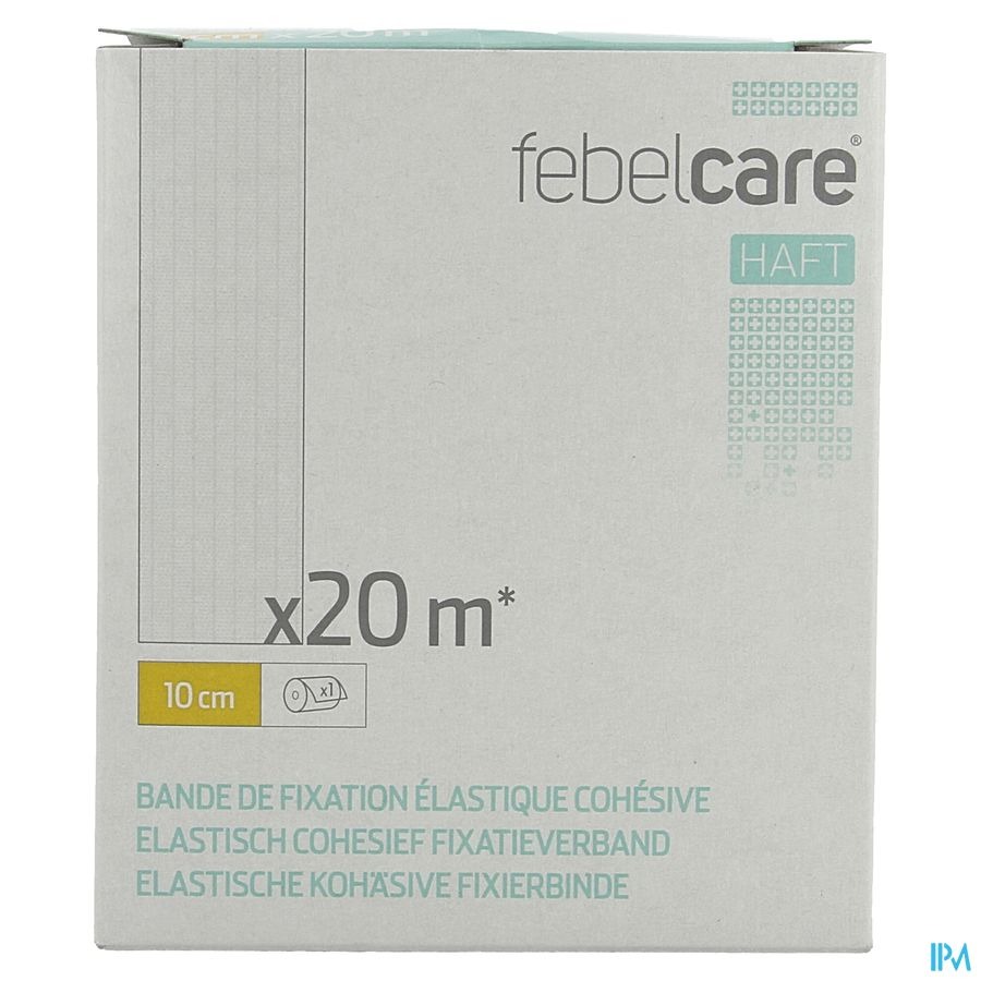 Febelcare Haft Elas.cohesief Fixatieverb. 10cmx20m