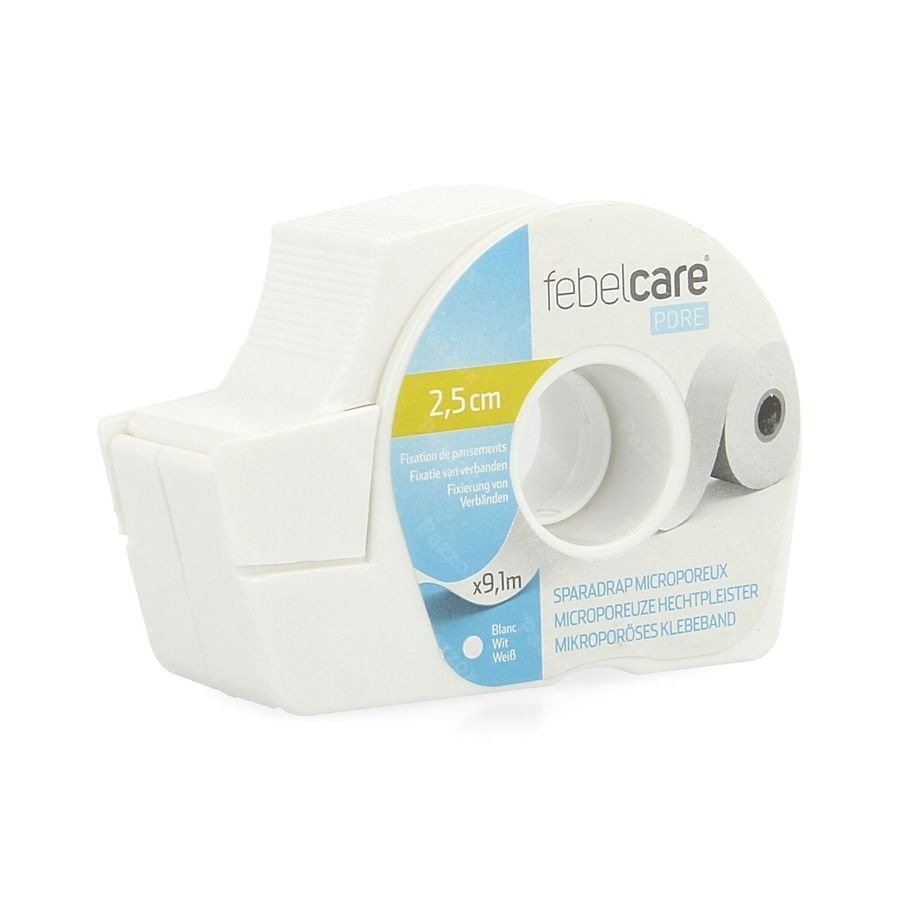Febelcare Pore Micropor. Hechtpleister 25mmx9,14m