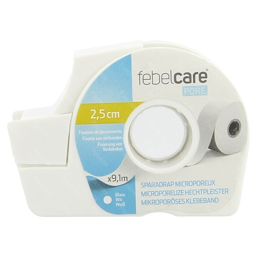 Febelcare Pore Micropor. Hechtpleister 25mmx9,14m