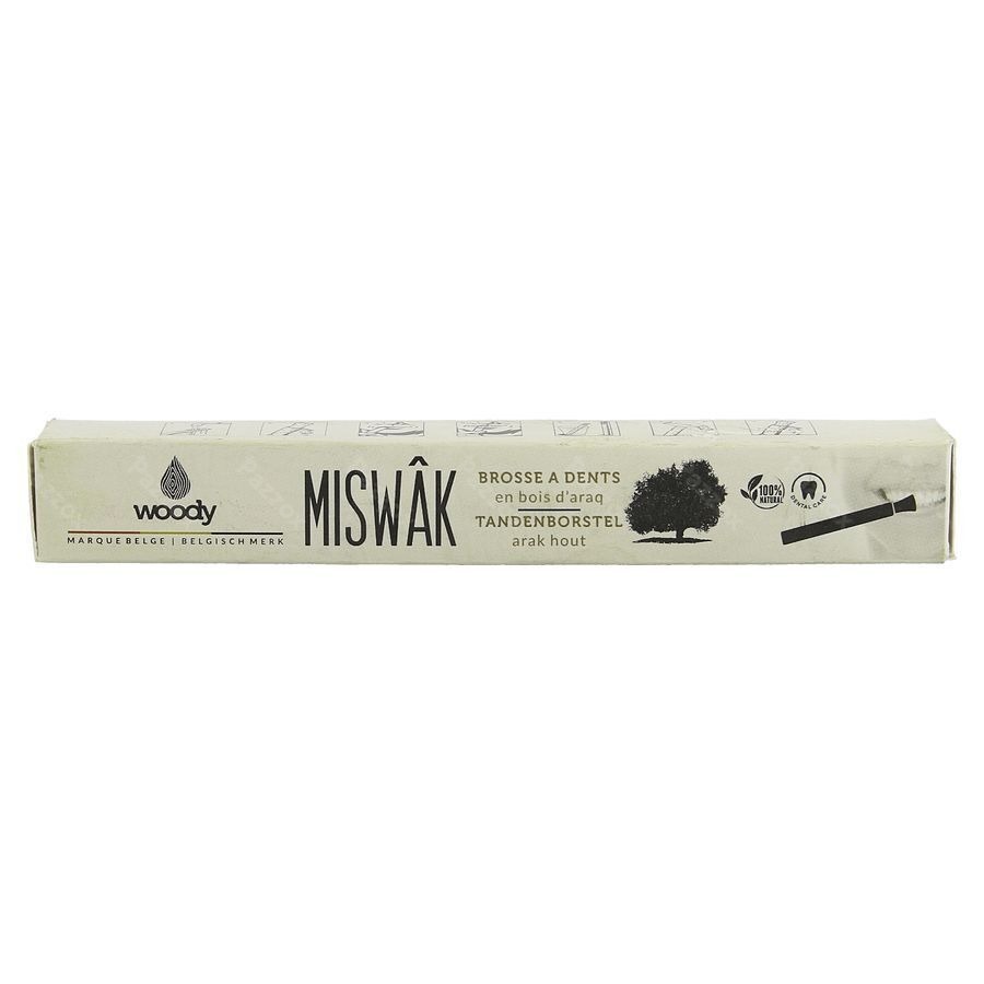 Woody Miswak Tandenborstel + Holder