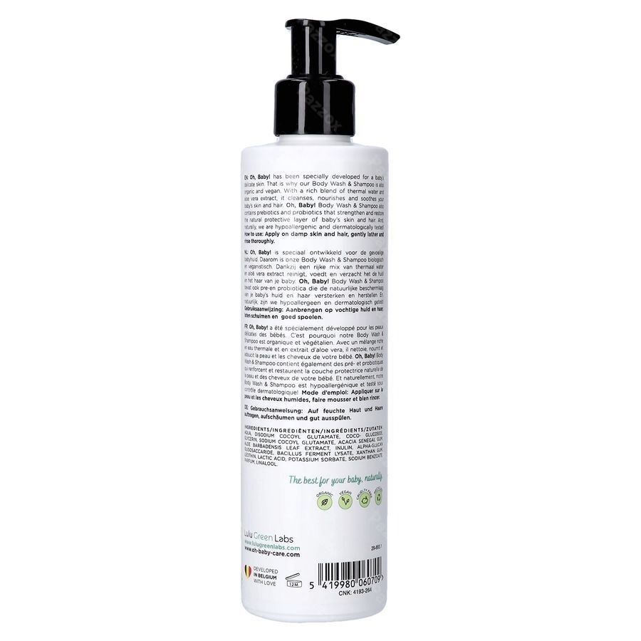 Oh Baby Body Wash & Shampoo 250ml