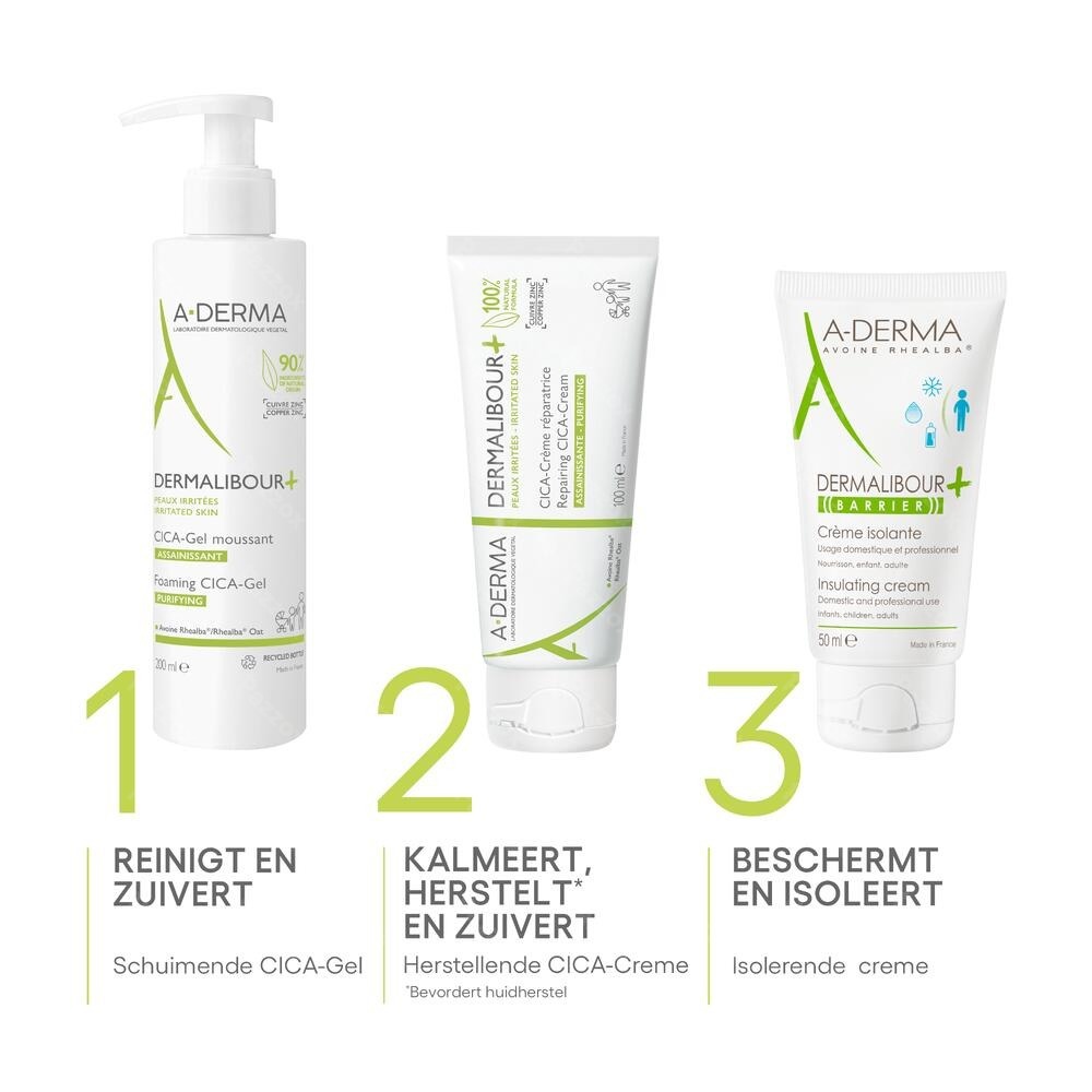 A-Derma Dermalibour+ Cicagel Zuiverende Schuimgel