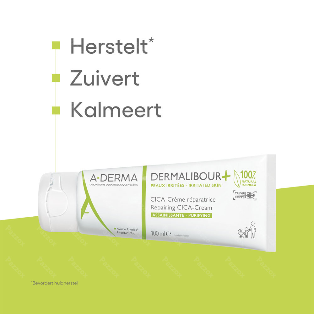A-Derma Dermalibour + Cicacrème Herstellend 100ml