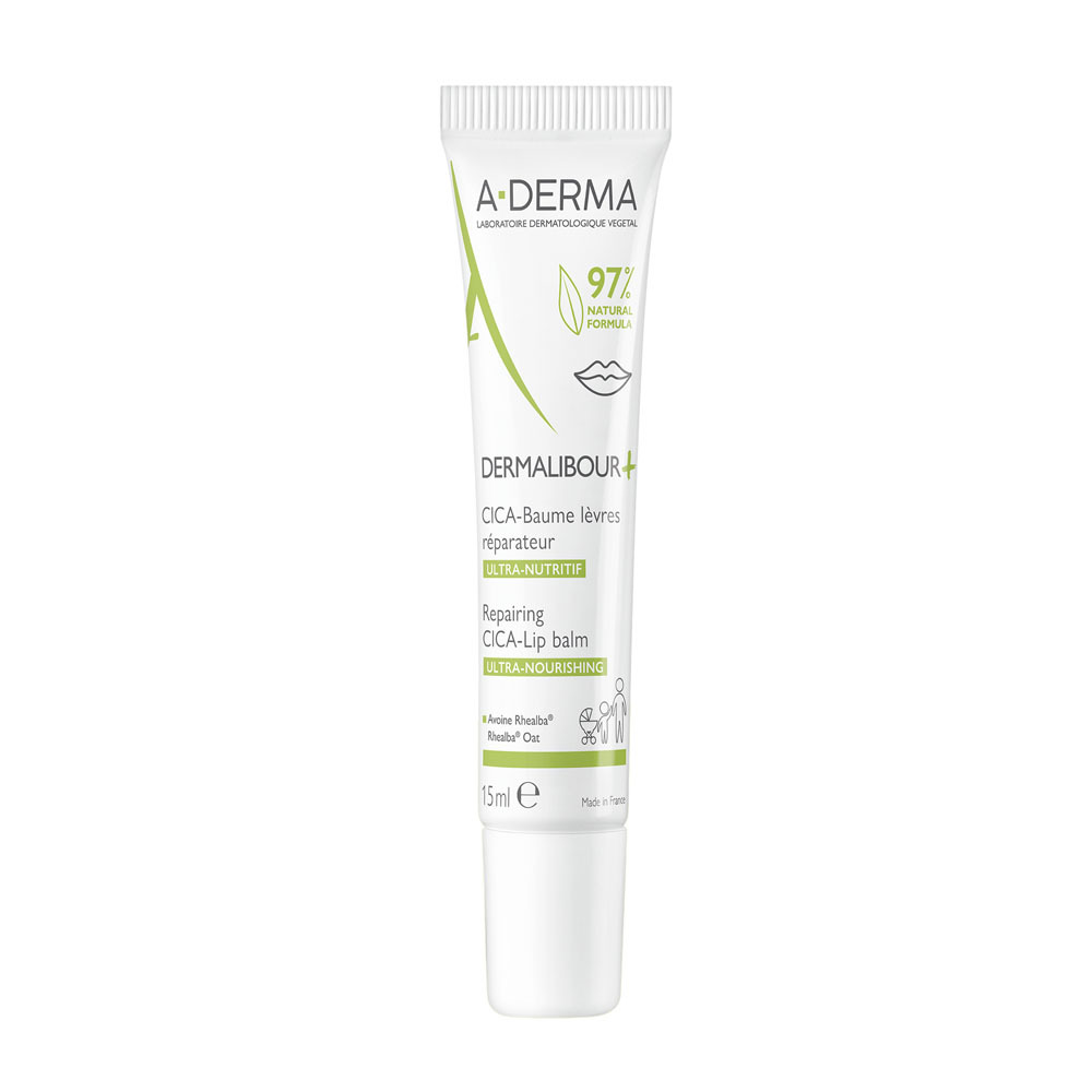 A-Derma Dermalibour+Cicabalsem Lippen 15ml