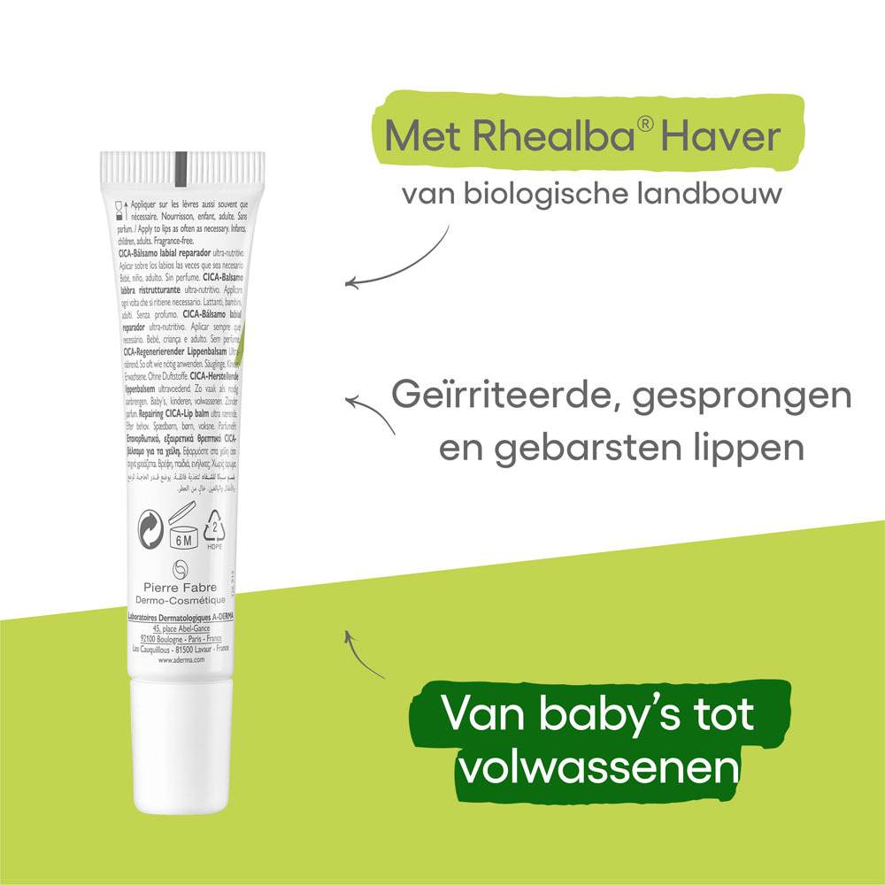 A-Derma Dermalibour+Cicabalsem Lippen 15ml