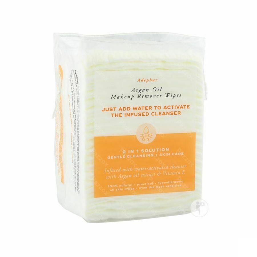 Adephar Make-up Remover Wipes 2in1 Argan 40