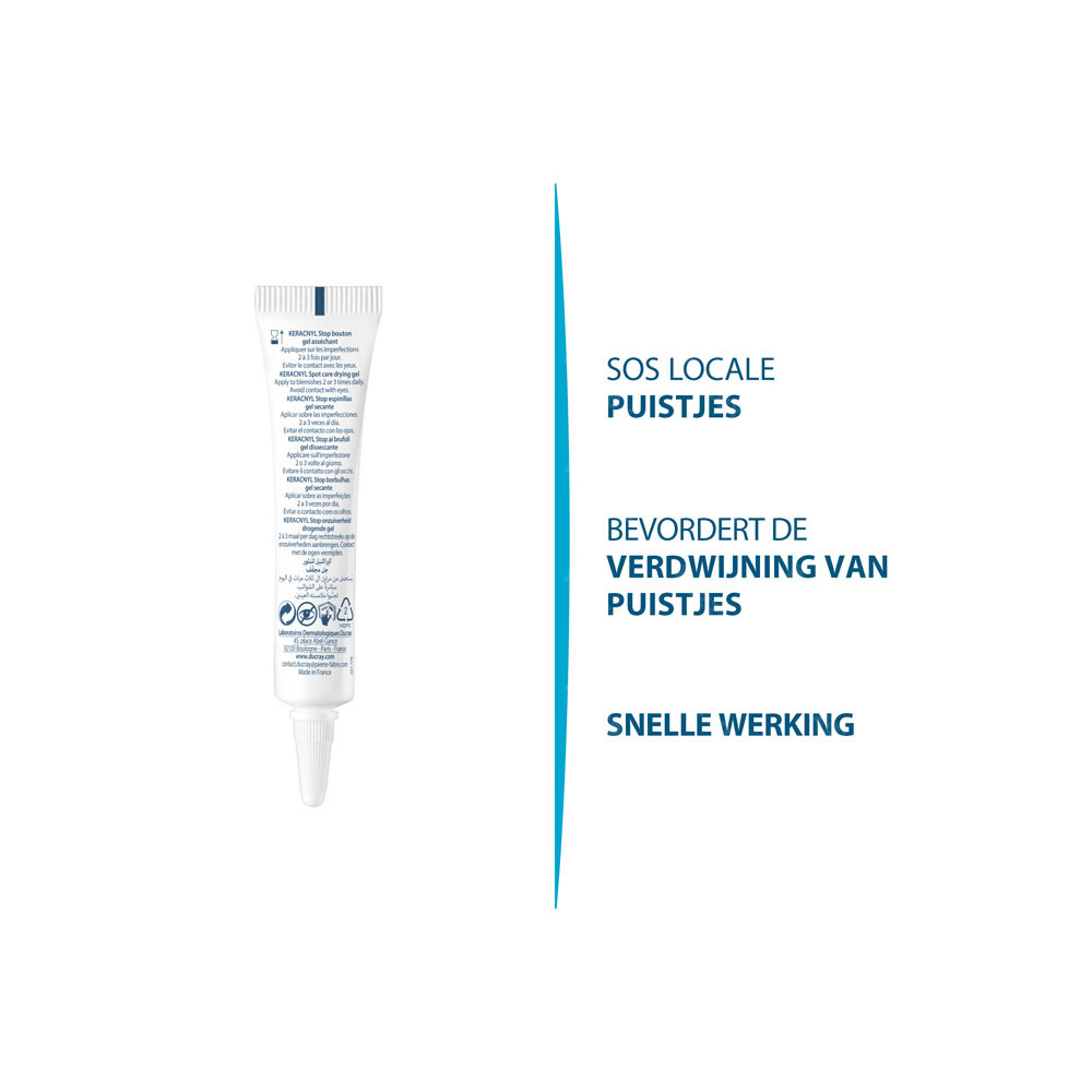 Ducray Keracnyl Lokale SOS Verzorging tegen Puistjes 10ml