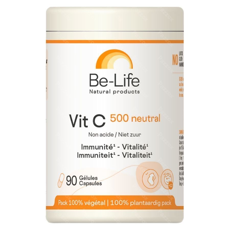 Be-Life Vit C 500 Neutral 50 Plantaardige Capsules