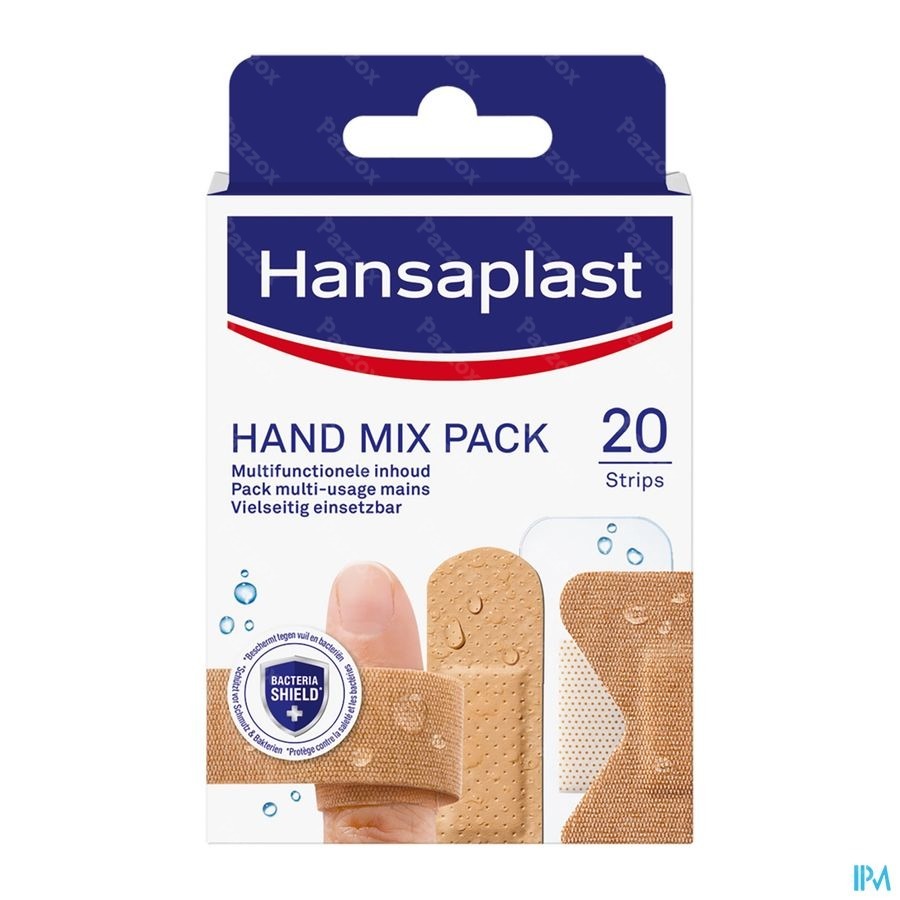 Hansaplast Pleisters Hand Mix Pack Strips 20