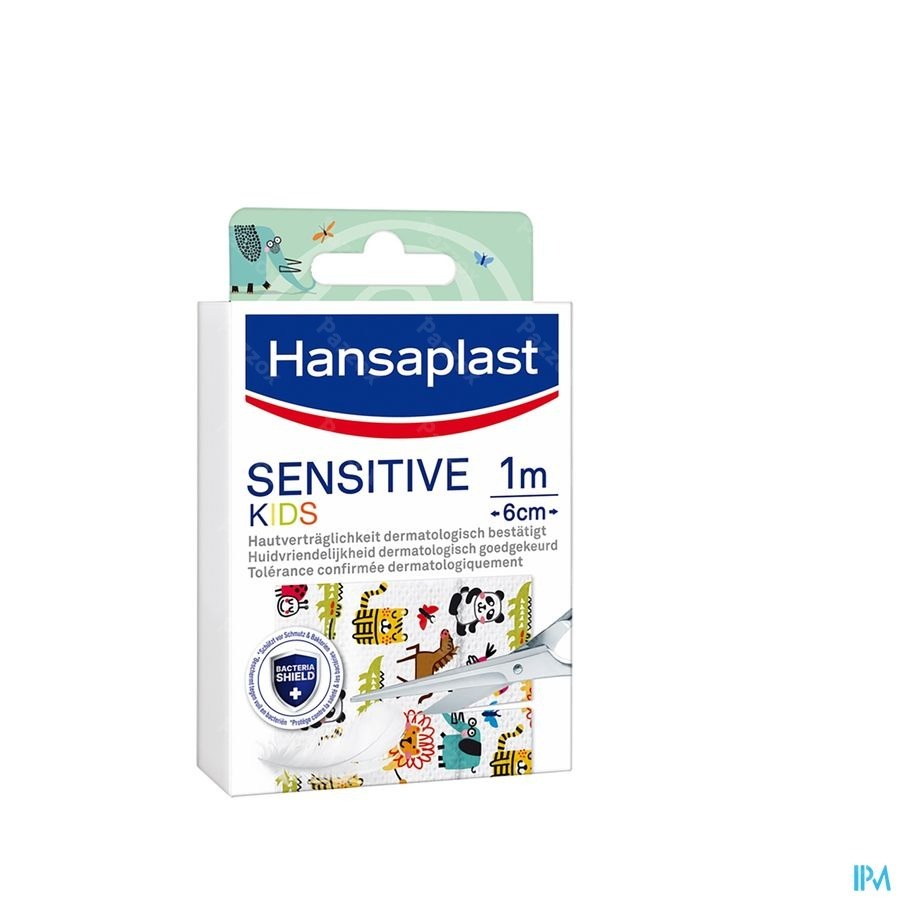 Hansaplast Pleisters Kids Sensitive 1mx6cm