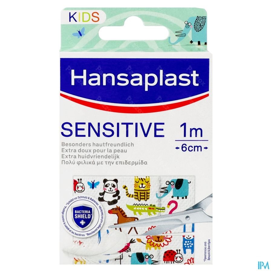 Hansaplast Pleisters Kids Sensitive 1mx6cm